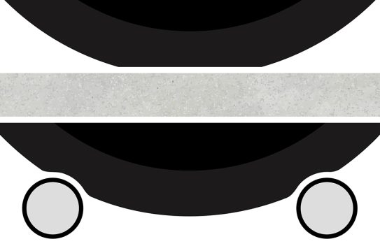 タイヤを立てて保管すると変形する場合があります